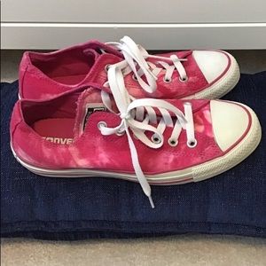Gently Used Pink Converse (Size 8)